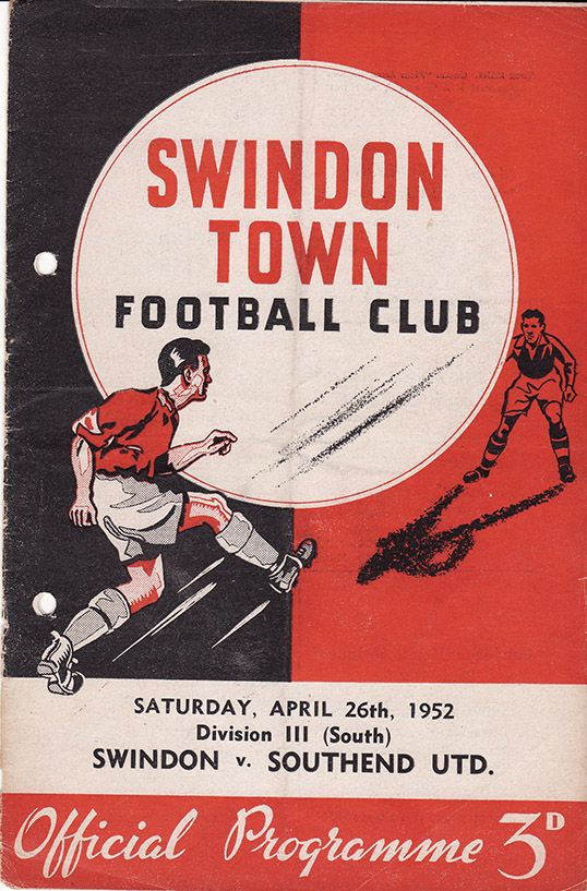 <b>Saturday, April 26, 1952</b><br />vs. Southend United (Home)